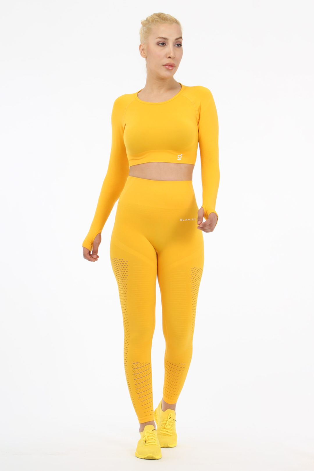 LL Yellow Yoga Outfit High Impact Seamless Sport Bra For Women Gym Active  Wear, Yoga Workout Vest, Sports Tops In Same Style As LULU Lemon From  Hadis, $18.23