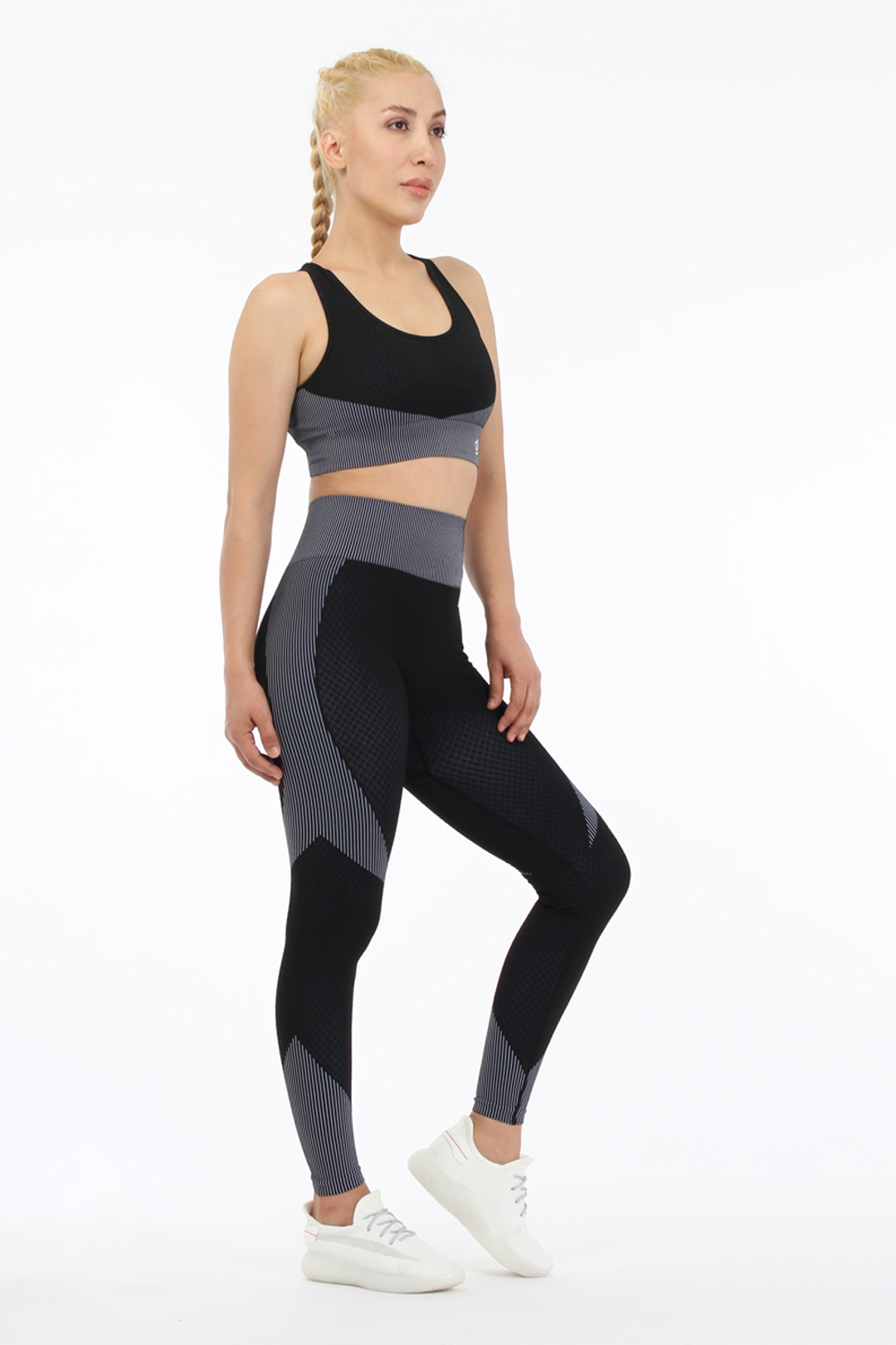 Custom Breathable Scrunch Sports Bra Leggings Sets Workout Fitness